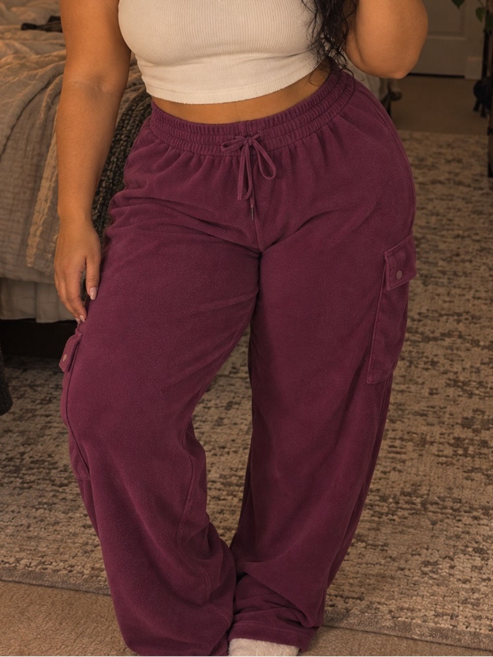 Cozy Victoria’s Secret Fall Plush Fleece Lounge Pants